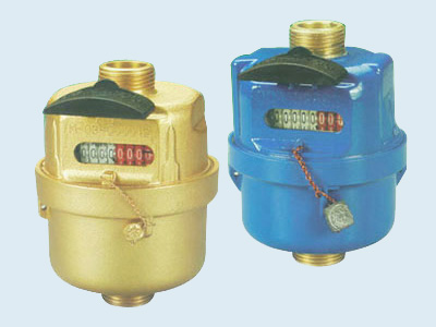 Volumetric rotary piston cold water meters
